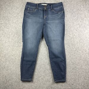 Torrid Jeans Womens 20R Dark Medium Wash Skinny Jeggings Stretch Denim 3-Button